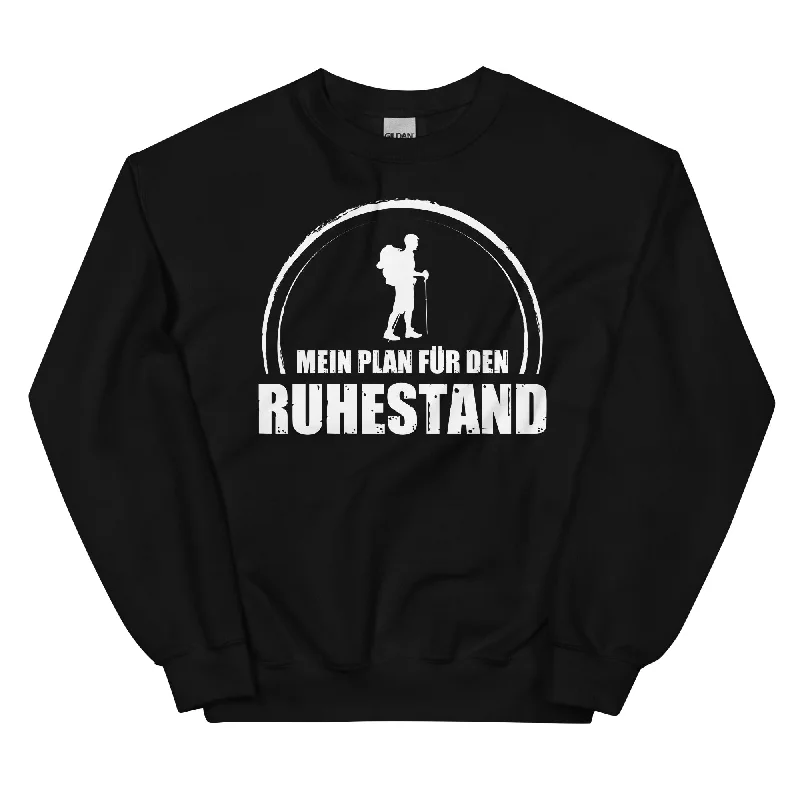 Mein Plan Fur Den Ruhestand - Sweatshirt (Unisex) Hoodie with Turtle Neck Cozy Winter Mein Plan Fur Den Ruhestand - Sweatshirt (Unisex) Hoodie with Turtle Neck Cozy Winter
