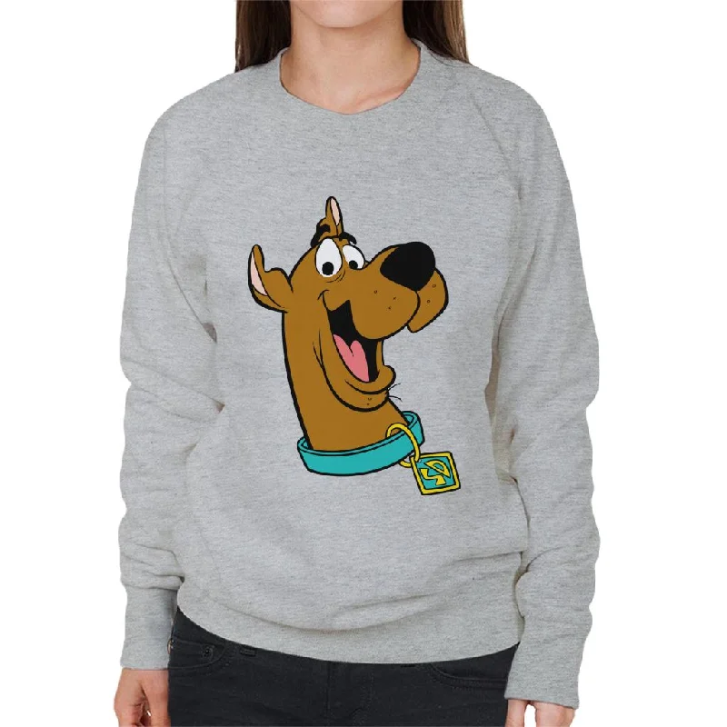 Scooby Doo Collar Smile Women's Sweatshirt Hoodie with Elastic Cuffs Stretchable Comfortable Scooby Doo Collar Smile Women's Sweatshirt Hoodie with Elastic Cuffs Stretchable Comfortable