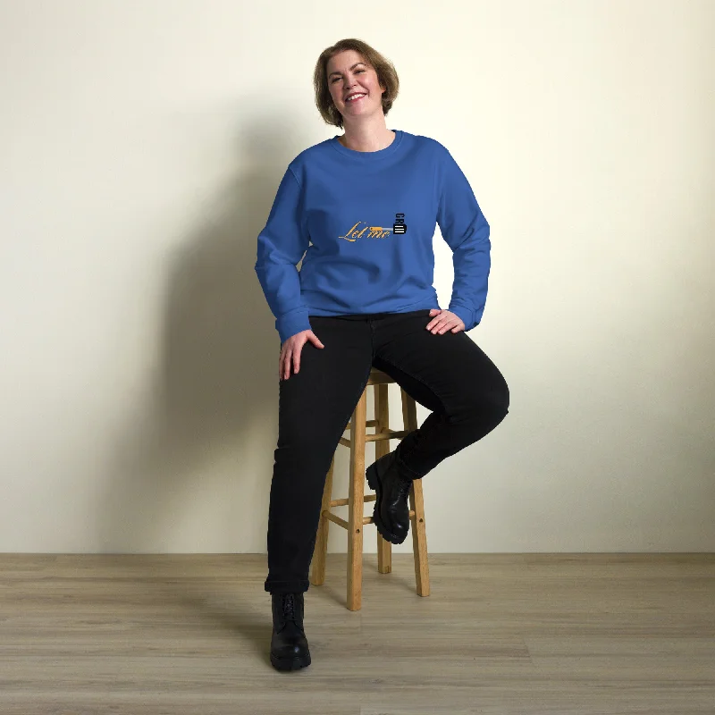 Let Me Grill Typography Graphic Women Organic Sweatshirt Hoodie with Hem Drawcord Adjustable Customizable Let Me Grill Typography Graphic Women Organic Sweatshirt Hoodie with Hem Drawcord Adjustable Customizable