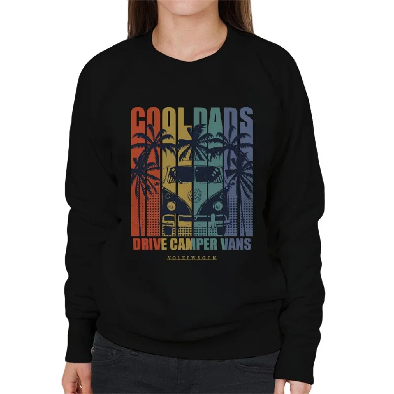 Volkswagen Retro Cool Dads Drive Campervans Women's Sweatshirt Hoodie with Velcro Closure Adjustable Secure Volkswagen Retro Cool Dads Drive Campervans Women's Sweatshirt Hoodie with Velcro Closure Adjustable Secure