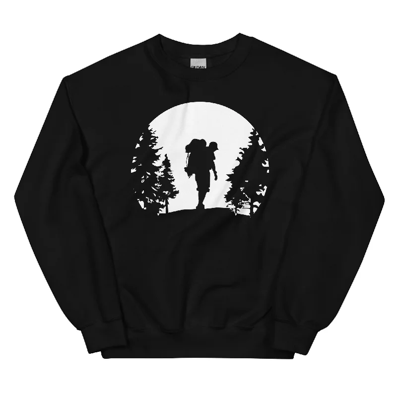 Moon - Wandern - (10) - Sweatshirt (Unisex) Hooded Sweatshirt Casual Wear Street Style Moon - Wandern - (10) - Sweatshirt (Unisex) Hooded Sweatshirt Casual Wear Street Style