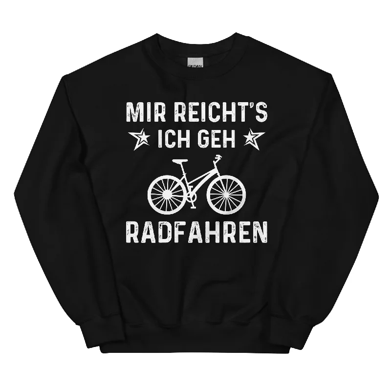 Mir Reicht's Ich Gen Radfahren - Sweatshirt (Unisex) Hoodie with Hem Patch Decorative Personalized Mir Reicht's Ich Gen Radfahren - Sweatshirt (Unisex) Hoodie with Hem Patch Decorative Personalized