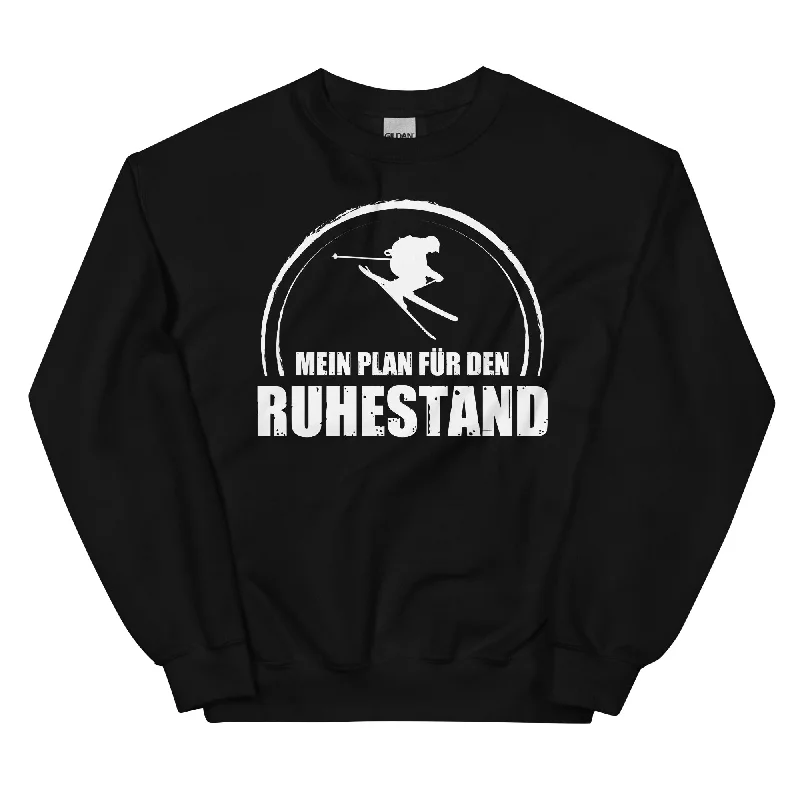 Mein Plan Fur Den Ruhestand - Sweatshirt (Unisex) Hoodie with Slit Hem Functional Movement Mein Plan Fur Den Ruhestand - Sweatshirt (Unisex) Hoodie with Slit Hem Functional Movement