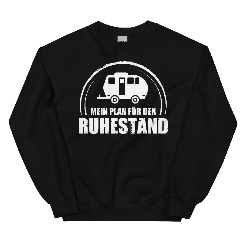 Mein Plan Fur Den Ruhestand 2 - Sweatshirt (Unisex) Hoodie with Side Slits Relaxed Casual Mein Plan Fur Den Ruhestand 2 - Sweatshirt (Unisex) Hoodie with Side Slits Relaxed Casual