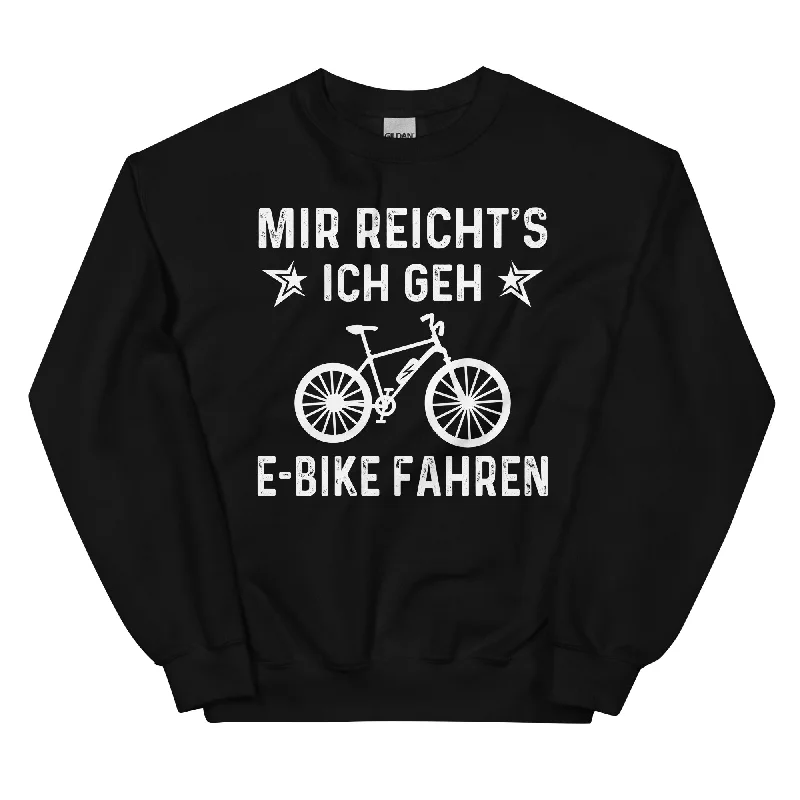 Mir Reicht's Ich Gen E-Bike Fahren - Sweatshirt (Unisex) Hoodie with Pattern Geometric Abstract Mir Reicht's Ich Gen E-Bike Fahren - Sweatshirt (Unisex) Hoodie with Pattern Geometric Abstract