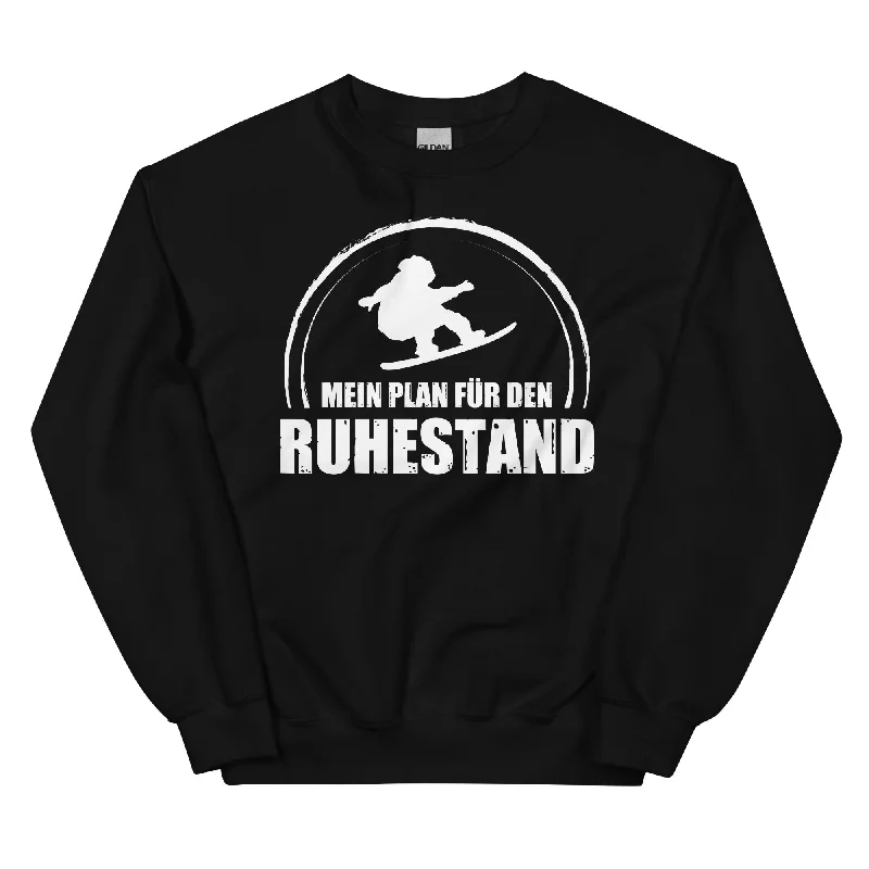 Mein Plan Fur Den Ruhestand - Sweatshirt (Unisex) Hoodie with Snap Buttons Easy Quick Mein Plan Fur Den Ruhestand - Sweatshirt (Unisex) Hoodie with Snap Buttons Easy Quick
