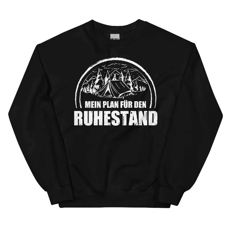Mein Plan Fur Den Ruhestand 1 - Sweatshirt (Unisex) Hoodie with Metallic Shiny Futuristic Mein Plan Fur Den Ruhestand 1 - Sweatshirt (Unisex) Hoodie with Metallic Shiny Futuristic