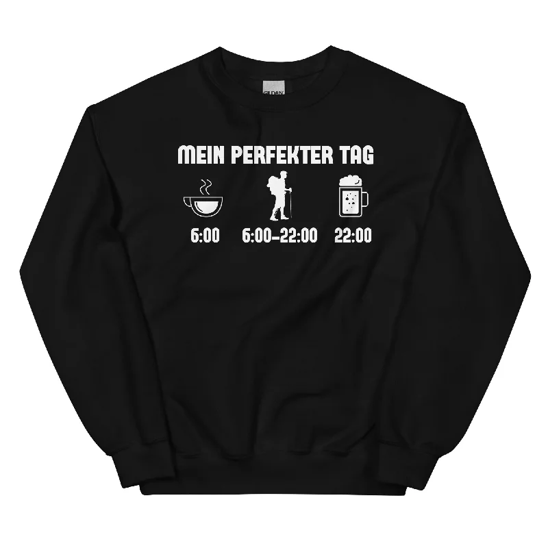 Mein Perfekter Tag - Sweatshirt (Unisex) Hoodie with Hem Patch Decorative Personalized Mein Perfekter Tag - Sweatshirt (Unisex) Hoodie with Hem Patch Decorative Personalized