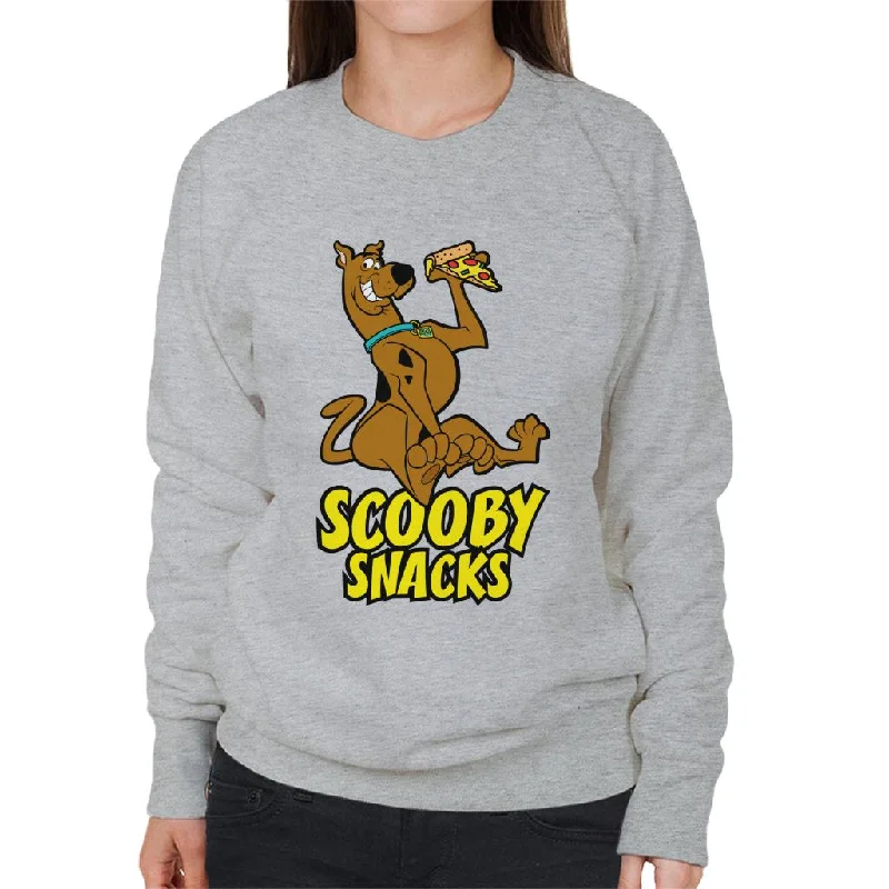 Scooby Doo Pizza Scooby Snacks Women's Sweatshirt Hoodie with High-Low Hem Asymmetrical Trendy Scooby Doo Pizza Scooby Snacks Women's Sweatshirt Hoodie with High-Low Hem Asymmetrical Trendy