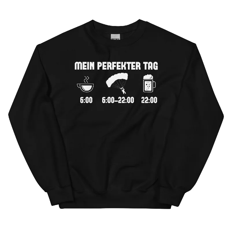 Mein Perfekter Tag 1 - Sweatshirt (Unisex) Hoodie with Belted Waist Structured Tailored Mein Perfekter Tag 1 - Sweatshirt (Unisex) Hoodie with Belted Waist Structured Tailored
