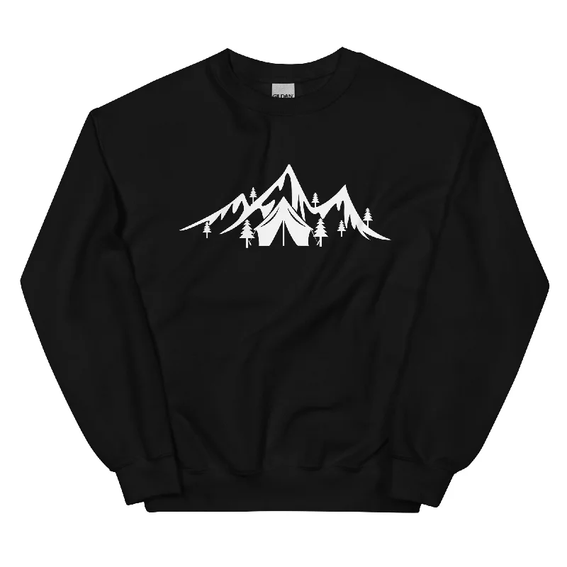 Berge - Camping - Sweatshirt (Unisex) Hoodie with Contrast Stitching Detailed Premium Berge - Camping - Sweatshirt (Unisex) Hoodie with Contrast Stitching Detailed Premium