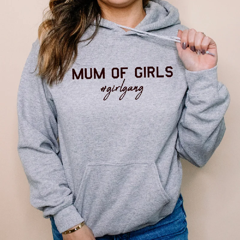 Mum of Girls (#GirlGang) Hoodie (MRK X) Hoodie with Elastic Waist Stretchable Comfortable Mum of Girls (#GirlGang) Hoodie (MRK X) Hoodie with Elastic Waist Stretchable Comfortable