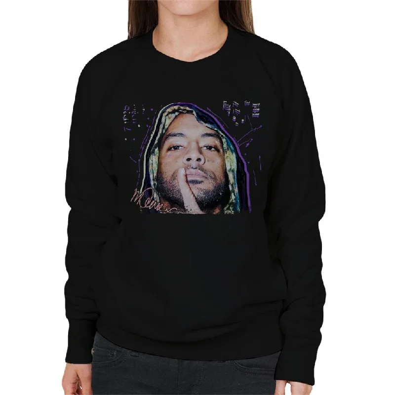 Sidney Maurer Original Portrait Of Rapper Booba Women's Sweatshirt Oversized Hoodie Comfort Casual Sidney Maurer Original Portrait Of Rapper Booba Women's Sweatshirt Oversized Hoodie Comfort Casual
