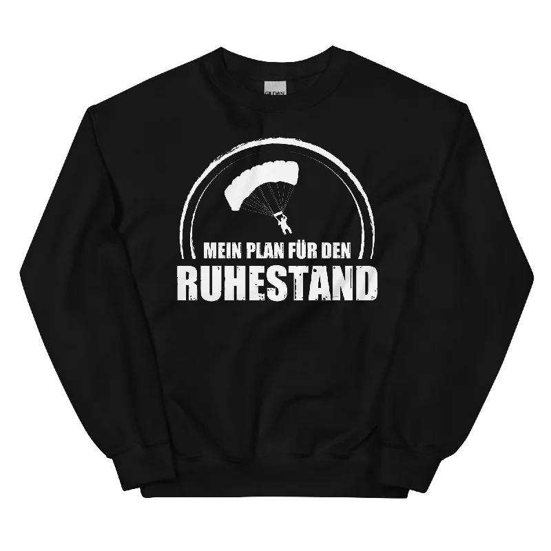 Mein Plan Fur Den Ruhestand 1 - Sweatshirt (Unisex) Hoodie with Bell Sleeves Flared Feminine Mein Plan Fur Den Ruhestand 1 - Sweatshirt (Unisex) Hoodie with Bell Sleeves Flared Feminine