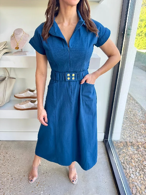 Navy Aly Dress