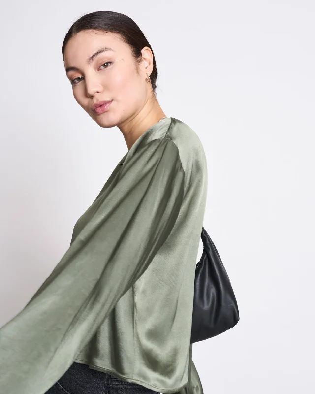 EASY BLOUSE YAME SEA SPRAY Embroidered Cotton Blouse