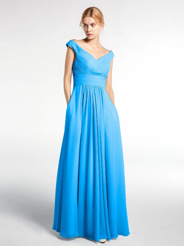 Off shoulder V-neck Maxi Dress with Pockets-Ocean Blue Fashionable Maxi Dress with Fringe Off shoulder V-neck Maxi Dress with Pockets-Ocean Blue Fashionable Maxi Dress with Fringe