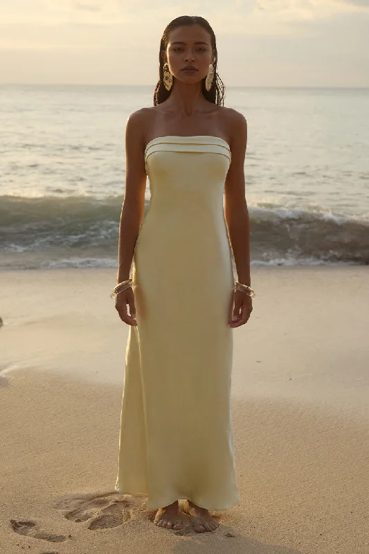 Runaway The Label DELILAH Bridesmaids Semi Formal Maxi Dress Fashionable Button-Down Maxi Dress Runaway The Label DELILAH Bridesmaids Semi Formal Maxi Dress Fashionable Button-Down Maxi Dress