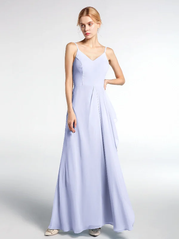 V-neck Chiffon Simple Maxi Dress with Spaghetti Straps-Lavender Stylish Boho Maxi Dress V-neck Chiffon Simple Maxi Dress with Spaghetti Straps-Lavender Stylish Boho Maxi Dress