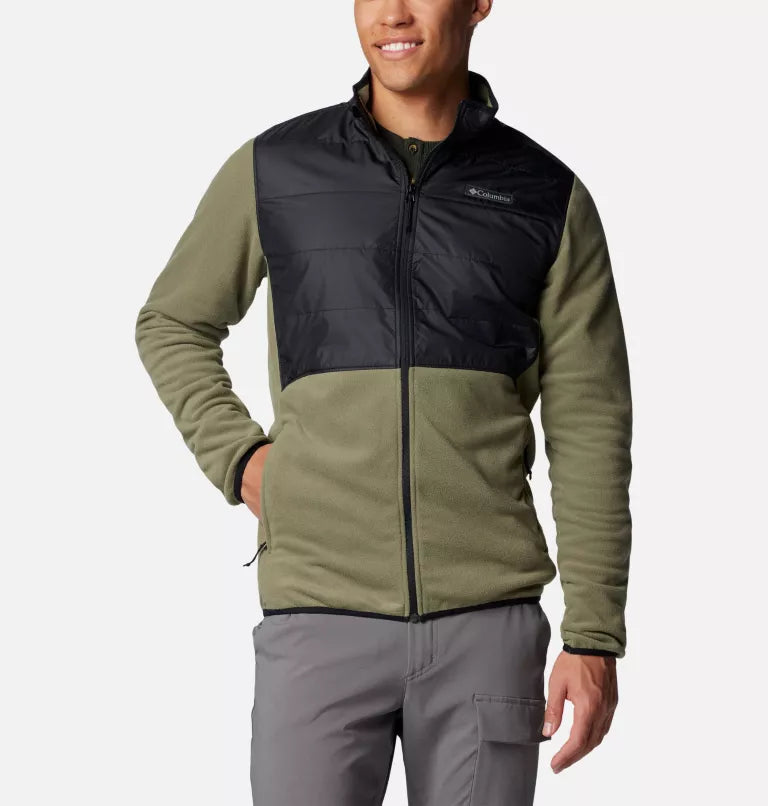 Columbia Mens Basin Butte Fleece Jacket Snapped Jacket Toggled Jacket Drawstring Jacket