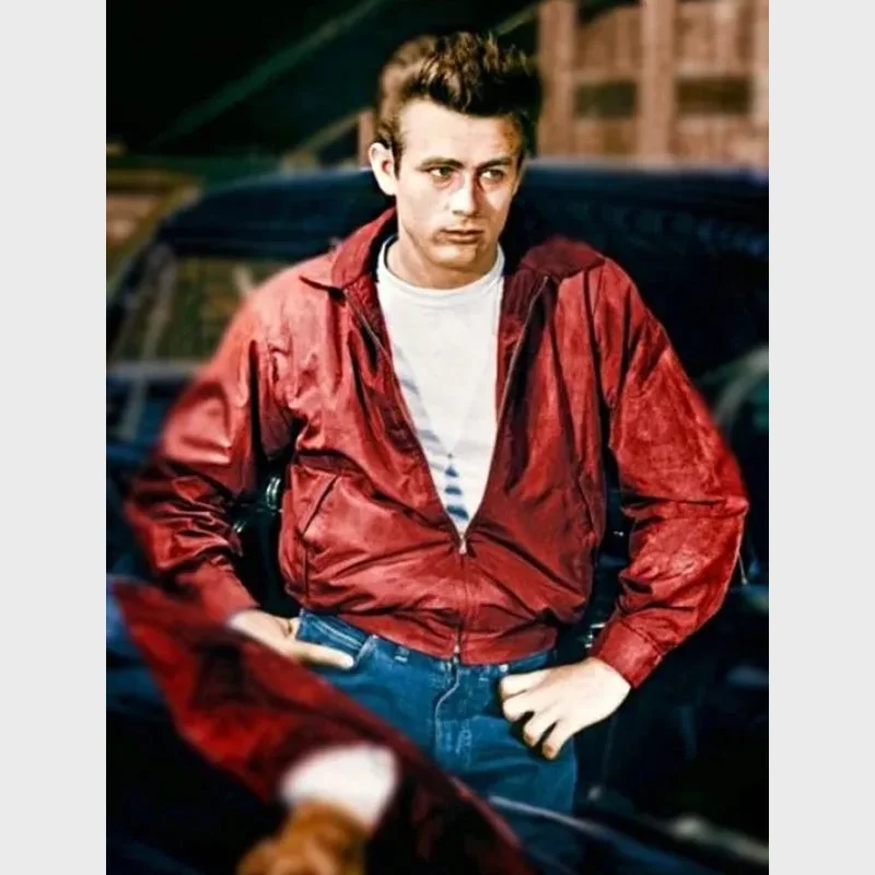James Dean Rebel Without A Cause Red Jacket Lace Jacket Ribbed Jacket Sequined Jacket