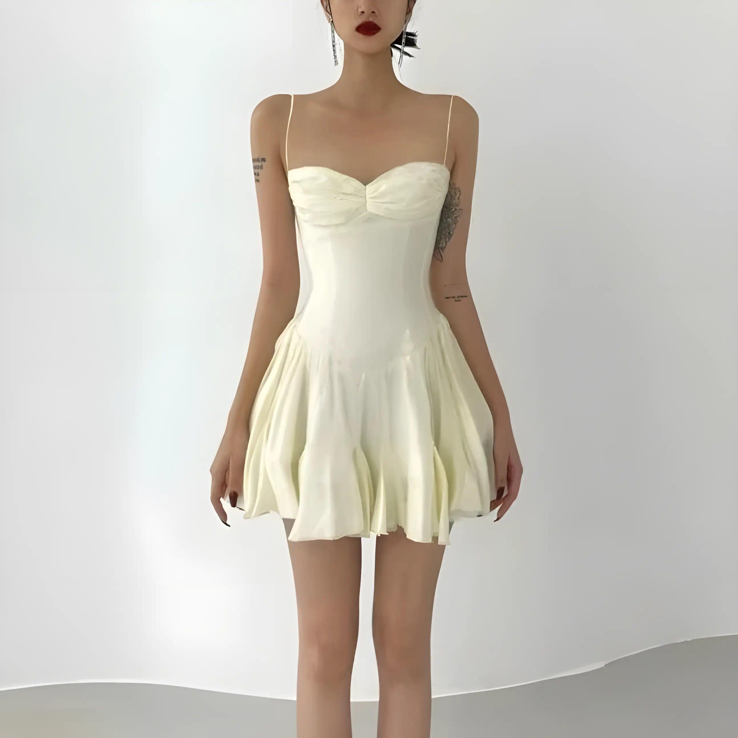 One N Only Mini Dress Elegant Satin Mini Dress