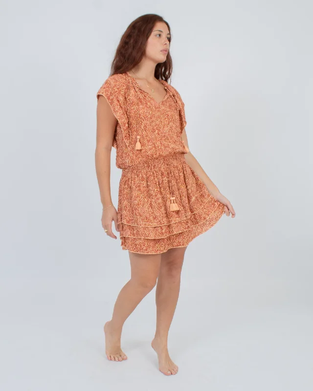 Printed Mini Dress Classic White Mini Dress