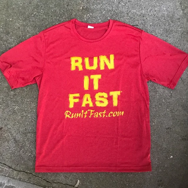 Run It Fast® Women's Scarlet Heather Tech Shirt Notch Collar Peter Pan Collar Cowl Neck Run It Fast® Women's Scarlet Heather Tech Shirt Notch Collar Peter Pan Collar Cowl Neck