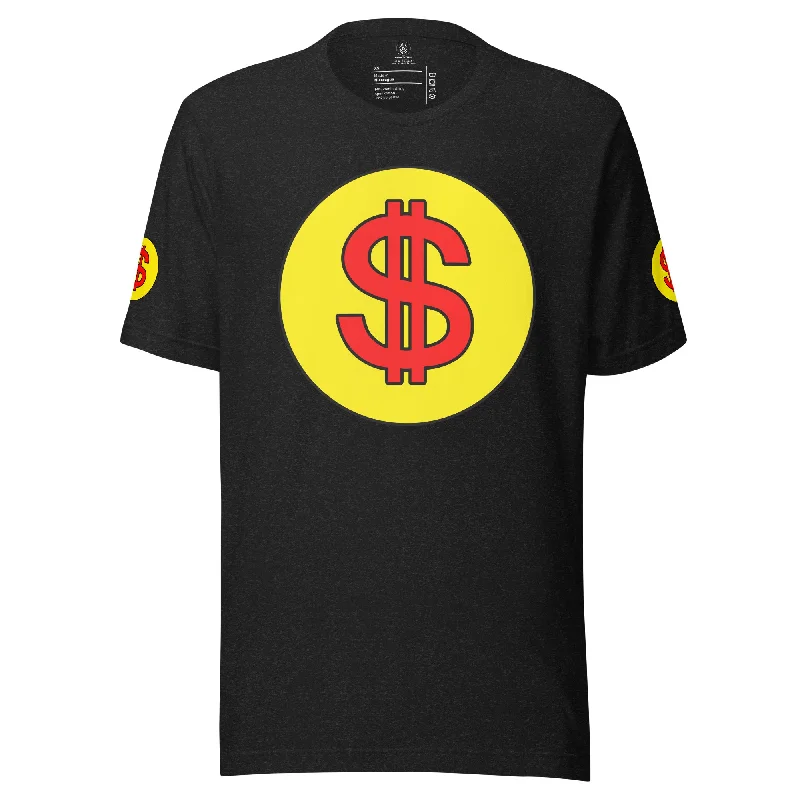 Unisex t-shirt: Innovation Graphic Tee Big $ Striped Floral Plaid