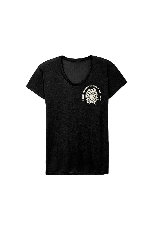 Women Running Wherever They Want Women's T-shirt Lace Blend Ribbed Blend Corduroy Blend Women Running Wherever They Want Women's T-shirt Lace Blend Ribbed Blend Corduroy Blend