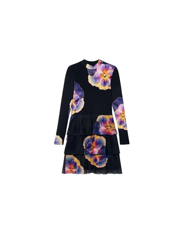 Desigual Elegant Viscose Blend Dress