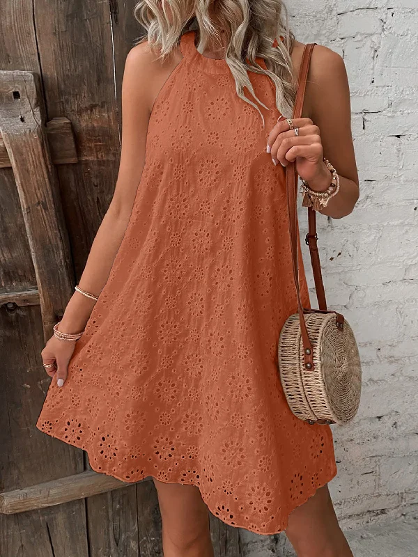 Blue Zone Planet | Eyelet Grecian Neck Mini Dress Stylish Sweetheart Neck Mini Dress Blue Zone Planet | Eyelet Grecian Neck Mini Dress Stylish Sweetheart Neck Mini Dress