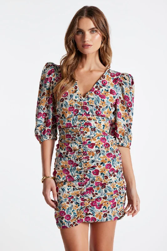 Carly Ruched Front Dress