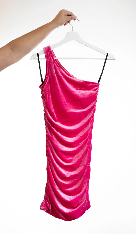 Veronica Hot Pink One Should Dress (Juniors) - Katiej NYC