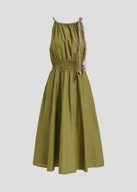Essentiel Antwerp Fergie Dress - Khaki