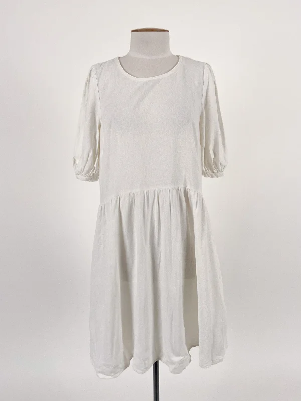 Glassons | White Casual Dress | Size 6