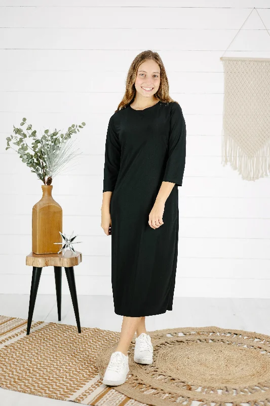Haddie Layering Dress - Black