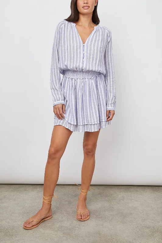 JASMINE DRESS - RHONE STRIPE