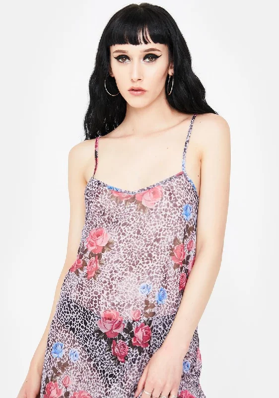 Jungle Rose Sanita Mini Dress Cozy T-Shirt Mini Dress