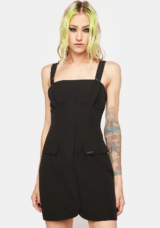 Revolution Series A-Line Mini Dress Casual High-Waist Mini Dress