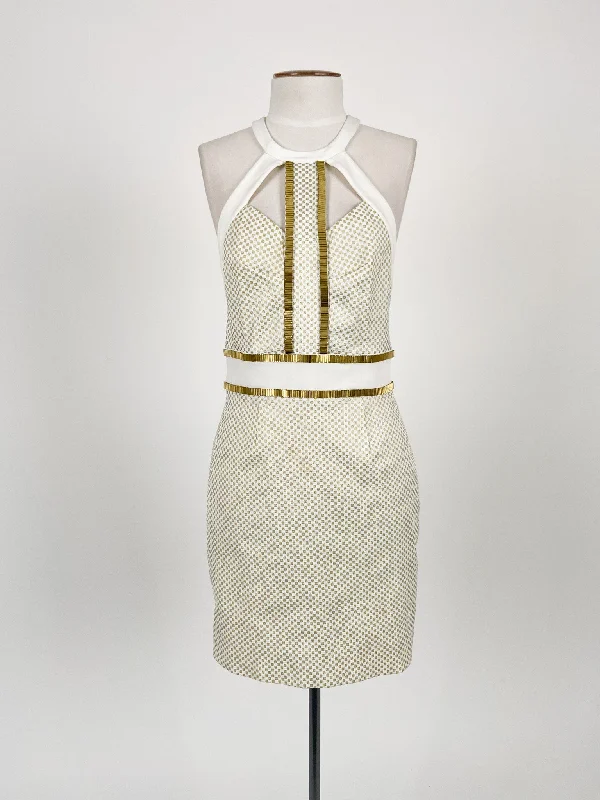 Sass & Bide | Gold Cocktail/Formal Dress | Size 8