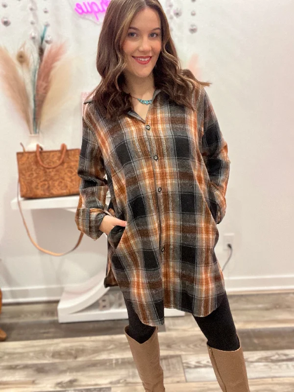 The Collins Flannel Dress