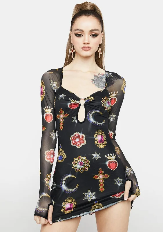 You're A Gem Mini Dress Elegant Mini Dress with Pleats