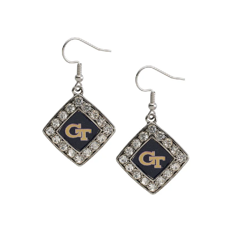 Georgia Tech Yellow Jackets Diamond Crystal Earrings Tiered Jacket Buttoned Jacket Zippered Jacket Georgia Tech Yellow Jackets Diamond Crystal Earrings Tiered Jacket Buttoned Jacket Zippered Jacket