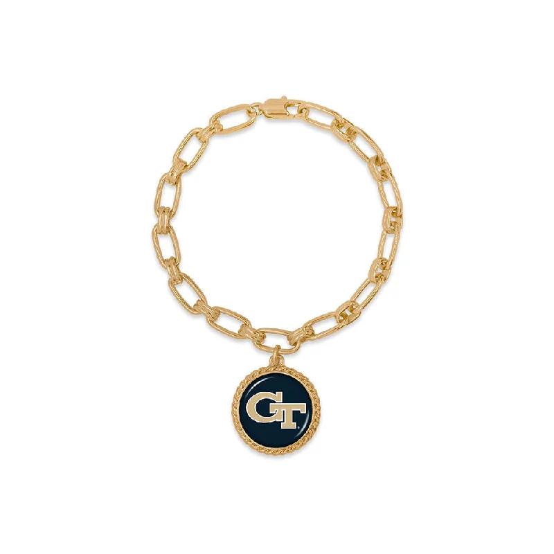 Georgia Tech Yellow Jackets Primary Sydney Bracelet Nylon Fabric Polyester Fabric Spandex Fabric Georgia Tech Yellow Jackets Primary Sydney Bracelet Nylon Fabric Polyester Fabric Spandex Fabric