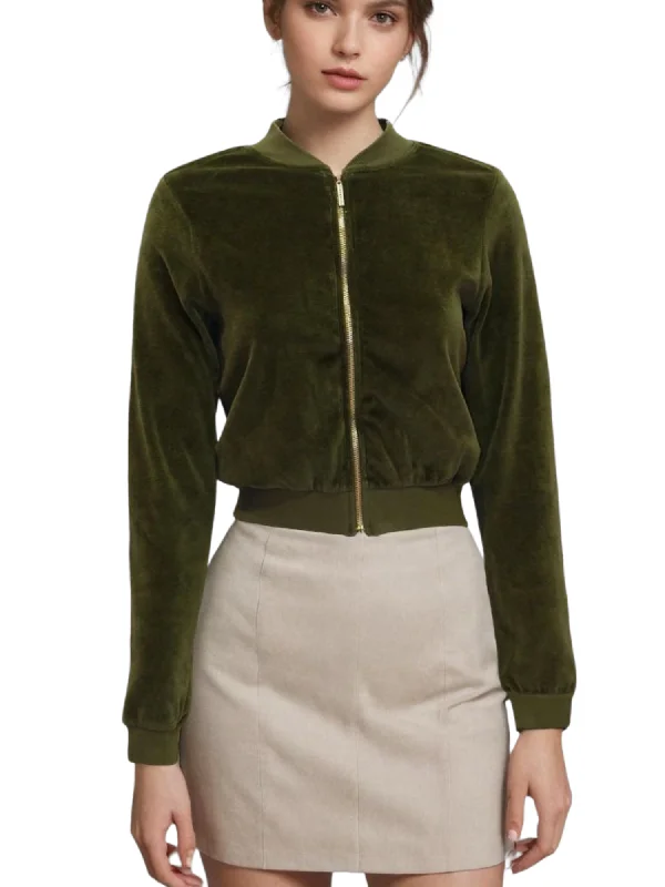Hard Tail Velour Legend Zip Jacket (V-231) Zippered Front Buttoned Front Snap Front