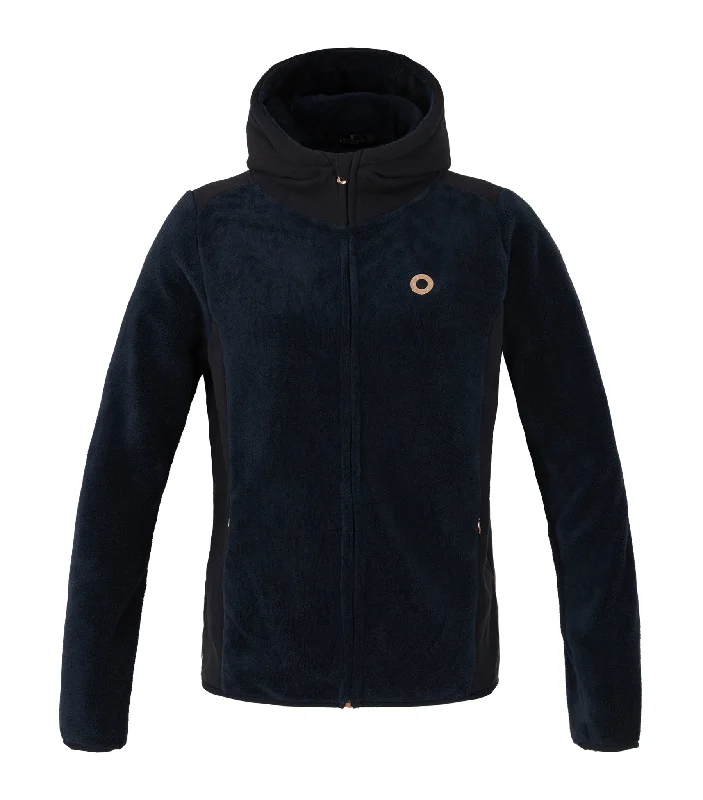Ladies Coral Fleece Jacket KLSiren Welt Pockets Slit Pockets Flap Pockets