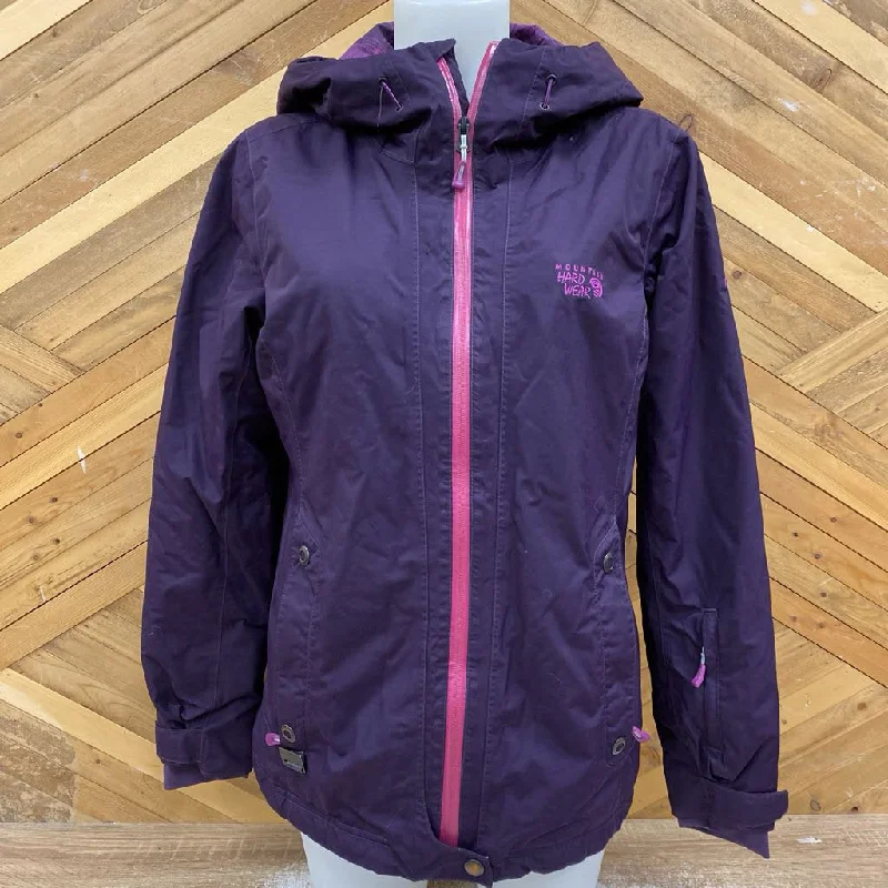 Mountain Hardwear - Women's Ski Jacket - MRSP comp $430: Purple-women-MD Faux Fur Fabric Real Fur Fabric Shearling Fabric