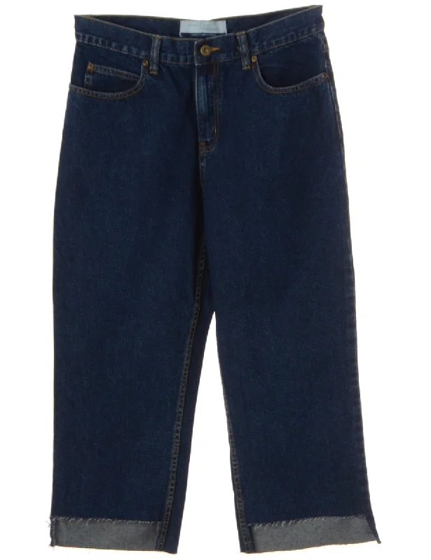 Label Jenny Step Hem Jeans Stylish High-Waist Skinny Denim