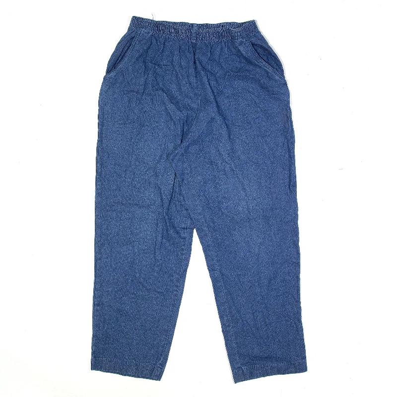 BRIGGS NEW YORK Jeans Blue Denim Relaxed Mom Womens W26 L26 Casual Distressed Denim Jeans